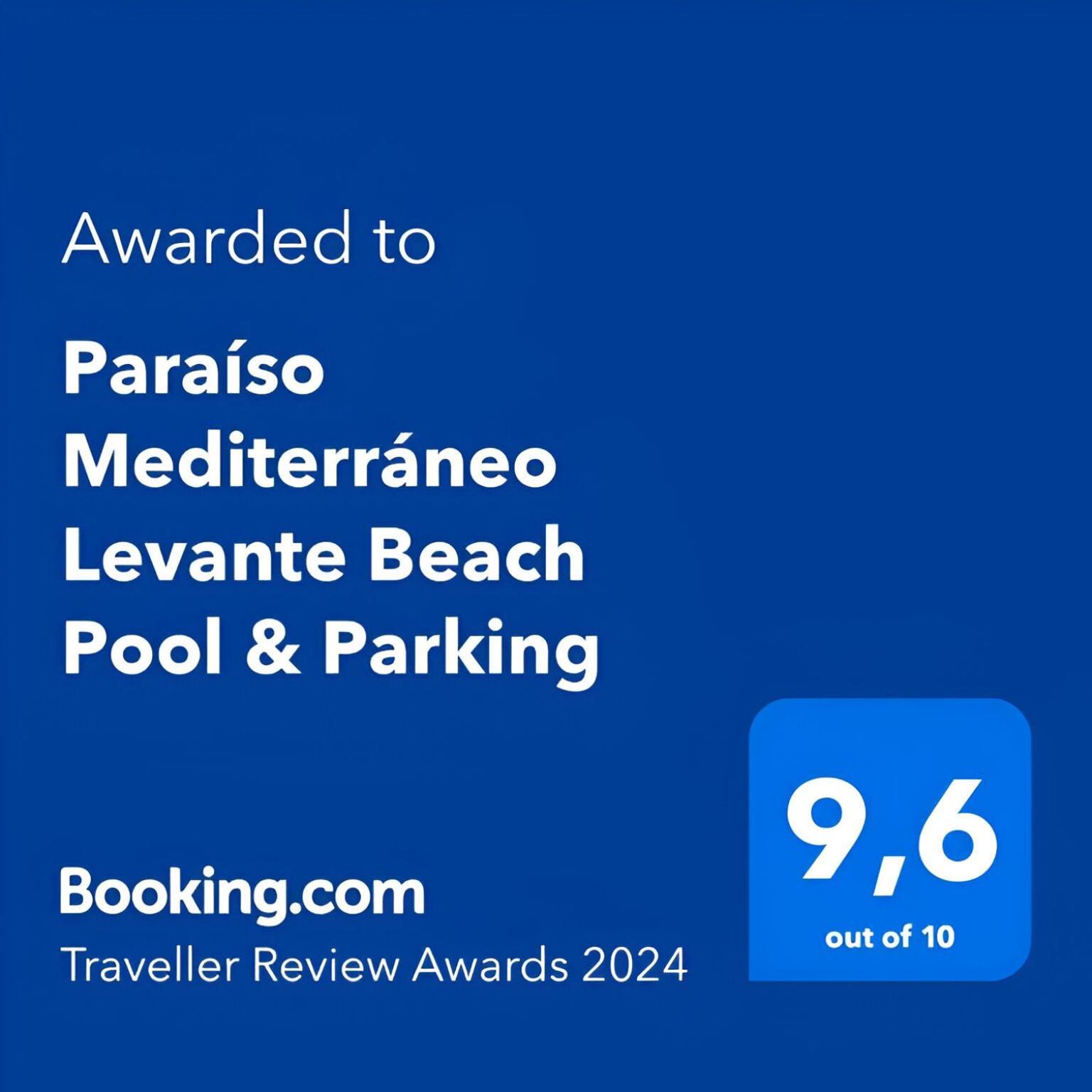 Paraiso Mediterraneo Levante Beach Pool & Parking 베니돔 외부 사진